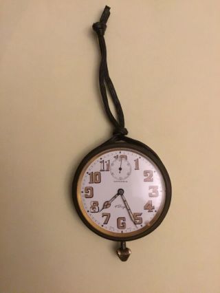 Antique Eterna 8 Day Pocket Watch (fits Into Watch Stand)