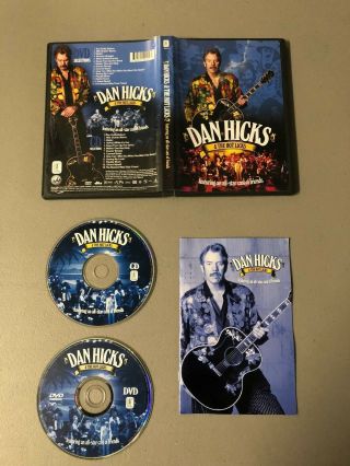 Dan Hicks And The Hot Licks (2 - Disc Set Cd/dvd W/insert,  2003) Rare Oop Concert