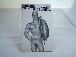 Physique Pictorial Vintage Muscle Gay Interest Very Rare Vol.  12 No.  3