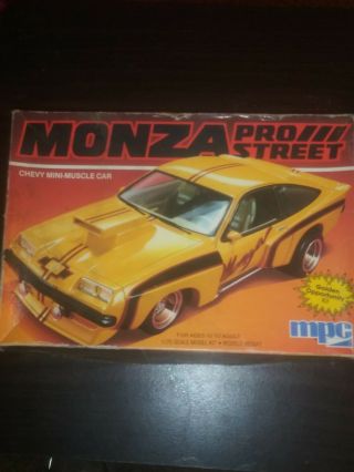 Vintage Mpc Chevy Monza Pro Street Model Kit.  Mpc.  Monza.  Pro Street.  Model Kit