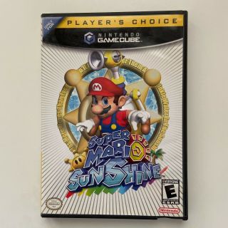 Mario Sunshine Nintendo Gamecube 2002 Gc Players Choice Video Game Rare