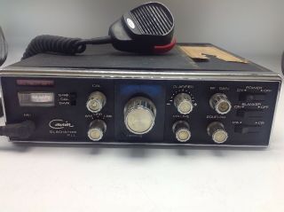 Courier Gladiator Pll 40 Ch Ssb Cb Radio Large Mobile Base Rare Vintage