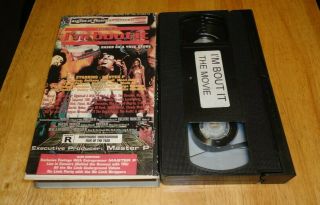 I’m Bout It : The Movie (vhs,  1997) Master P No Limit Urban Rare Banned Comedy