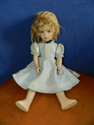 Vintage Madame Alexander Composition Doll 18 " Signed On The Leg