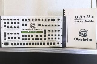 Oberheim Ob - Mx Analog Polyphonic Buchla Synthesizer Ob 8 6 Xa X Rare Vintage