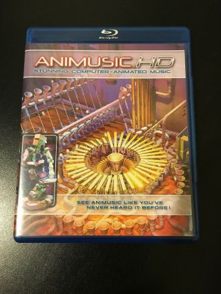 Animusic Hd - Rare Blu Ray (digital Music Fused With Cg)
