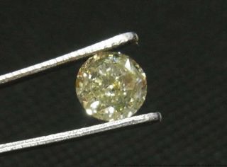 Gia Rare 1.  61ct Round Diamond Natural Fancy Greenish Yellow Unset Loose Stone