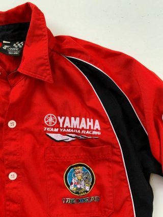 2006 YAMAHA MotoGP Team Racing CAMEL short sleeve shirt size L RARE and VINTAGE 3