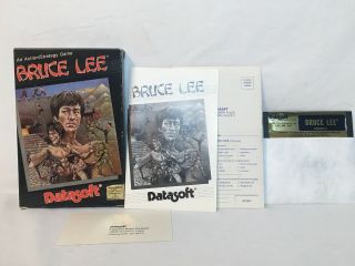 Bruce Lee Commodore 64 Complete Rare Datasoft Diskette