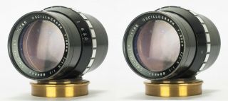 Rare Fast Dallmeyer Octac Oscillograph 80mm f/1.  5 Lens covers Full frame and 6x6 2