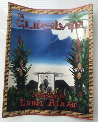 1994 Quiksilver In Memory Of Eddie Aikau Surfing Collectable Program - Rare