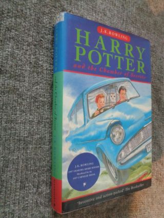 Rare Signed 1st Ed - Harry Potter And The Chamber Of Secrets - J K Rowling -