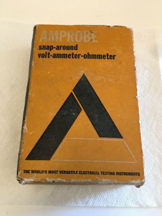Amprobe Vintage Snaparound Volt Ammeter Ohmeter