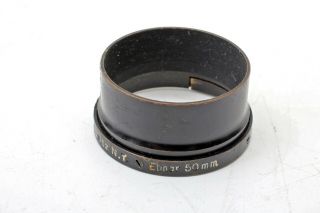 Leica Leitz N.  Y Fison Black Lens Shade A36 50mm F3.  5 Elmar/summar F2 Hood,  Rare