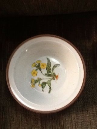 Rare Vintage Hearthside Buffet Ware Yellow Flowers Bowl Number 753