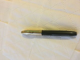 Sheaffer Snorkel Pfm V Black 14k Gold Nib Rare And Complete Pen
