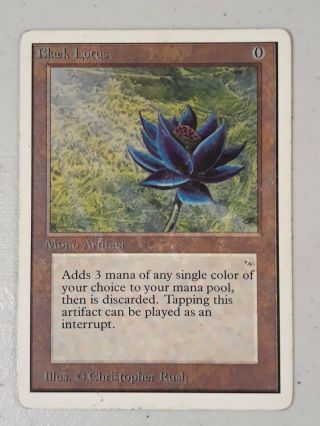 1993 Magic The Gathering - Unlimited Edition - Black Lotus (mp)