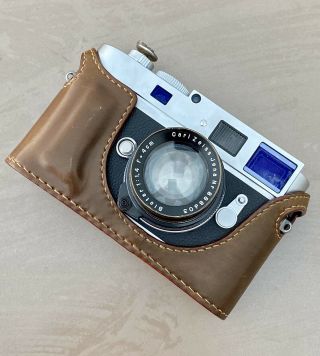 Zeiss Jena Biotar 4cm 40mm F1.  4 Black Paint Cine Lens 5cm 50mm For Leica M RARE 3