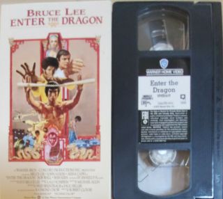 Enter The Dragon (vhs,  1993) Bruce Lee 1973 [rated - R] Martial Arts Classic Rare