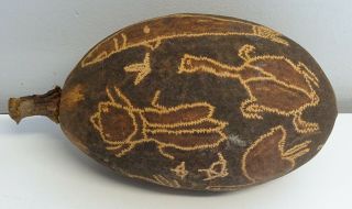 Vintage Aboriginal Hand Carved Boab Nut / Seed