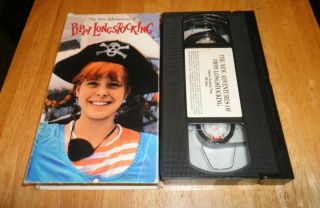 The Adventures Of Pippi Longstocking (vhs,  1988) Rare Family Adventure