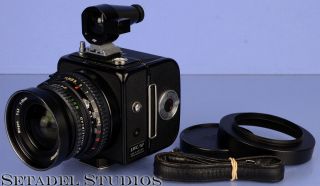 Hasselblad Swc/m Black 38mm Biogon C T Camera,  Finder,  Strap,  Shade Rare
