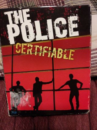 The Police - Certifiable (blu - Ray Disc & 2 Cd,  2008,  3 - Disc Set) Rare Rock Music