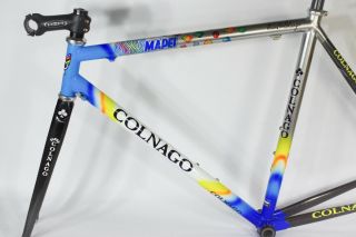 Colnago CT1 Titanio Mapei Frameset Titanium / Carbon - Made In Italy 54 55 - RARE 2