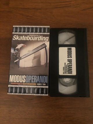 Very Rare Transworld Skateboarding : Modus Operandi : Video Ten (2000 Vhs)