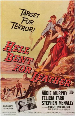 Hell Bent For Leather Rare Western Classic Dvd 1960 Audie Murphy