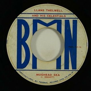 Llans Thelwell & His Celestials " Mughead Ska " Rare Reggae 45 Bmn Mp3