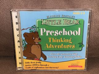 Very Rare Maurice Sendak’s Little Bear Preschool Thinking Adventures Cd - Rom