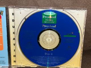 VERY RARE Maurice Sendak’s Little Bear Preschool Thinking Adventures CD - ROM 3