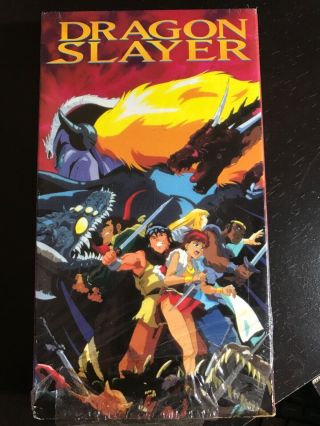 Dragon Slayer (vhs,  1992) Rare,  Oop,  Htf,  Vintage 90s Anime,  Fantasy,  1997