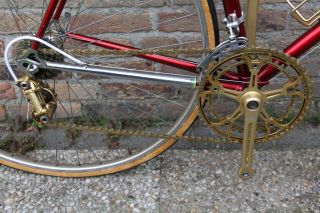 Rare Colnago,  Campagnolo Record GOLD plated and Panto, 2