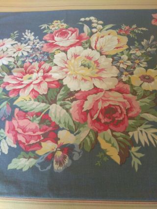 Rare Vintage Ralph Lauren Kimberly Floral Standard Pillowcase One Only Blue