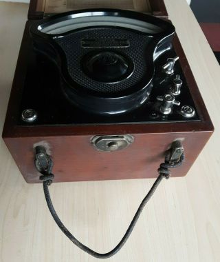 General Electric Antique Ammeter 5 /10 Amps 1920 2