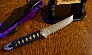 Cold Steel Imperial Tanto,  San Mai Damascus,  Rare Limited Handmade 10 of 1000 3