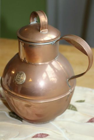 Lovely Vintage Collectable Guernsey Copper Milk/cream Churn