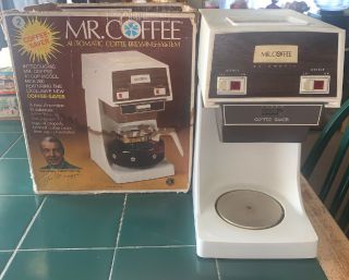 Antique Deluxe Mr Coffee Automatic Brewing System Model Mcs 200 (no Pot) 1979