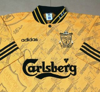 Liverpool 1994 1996 3rd Shirt Ultra Rare (l)
