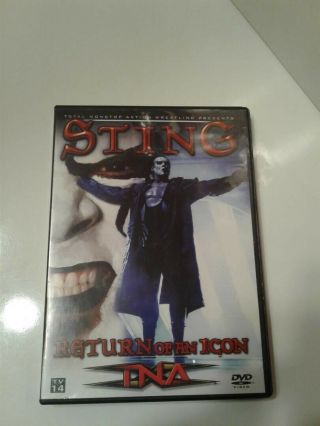 Tna Wrestling - Sting Return Of An Icon (dvd,  2006) Rare Wwe Wwf Wcw Impact