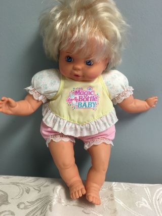 Vintage Tyco Magic Bottle Baby Doll 1990