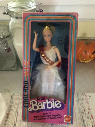 1979 Mattel Royal England Barbie Dolls Of The World 1601