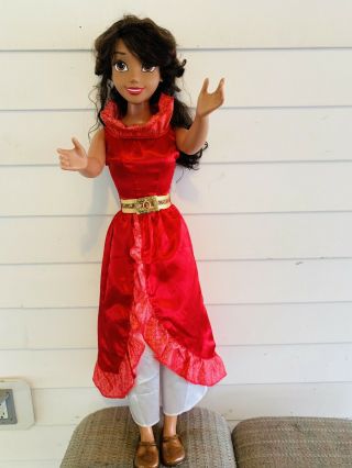 Disney Princess Elena Of Avalor My Size Doll - 38” Tall - Dress & Shoes Rare -