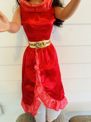 Disney Princess Elena Of Avalor My Size Doll - 38” Tall - Dress & Shoes RARE - 3