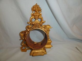 Antique Gilt Metal Clock Case