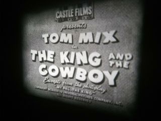 8mm Film The King and the Cowboy (1932) Weak - End Driver (1922) Rare 400ft Reel 2