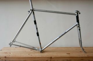 Motobecane Grand Record Steel Bicycle Frame 60cm,  Incl.  Rare Headset,
