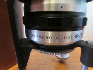Bolex Moller 16/32 1.  5X Anamorphic Lens Anamorphot Case & Mount Extremely Rare 3